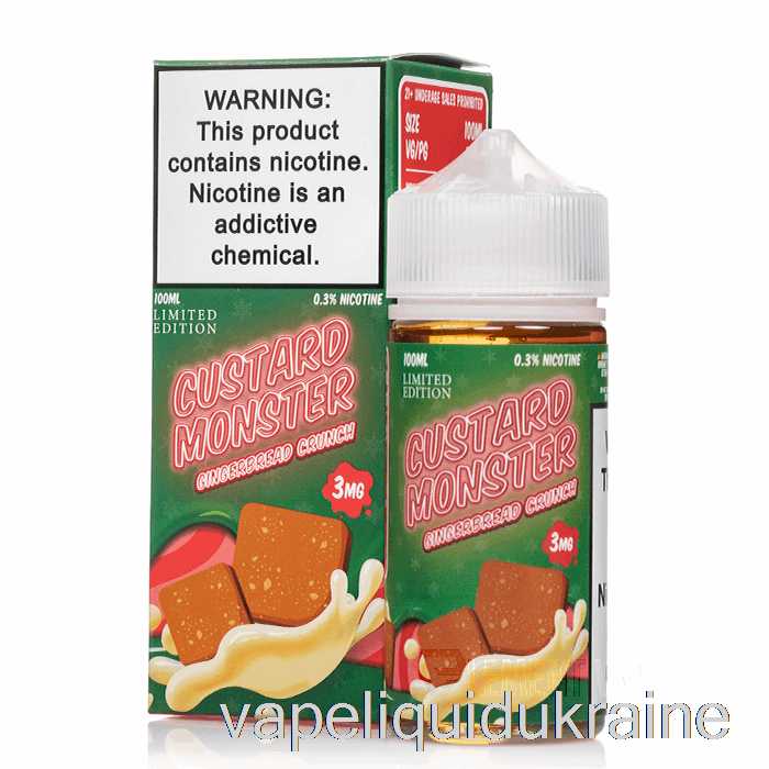 Vape Ukraine Gingerbread Crunch - Custard Monster - 100mL 0mg